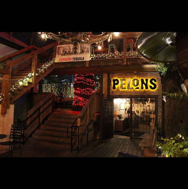 Group celebration at Pelons Tex Mex in Austin